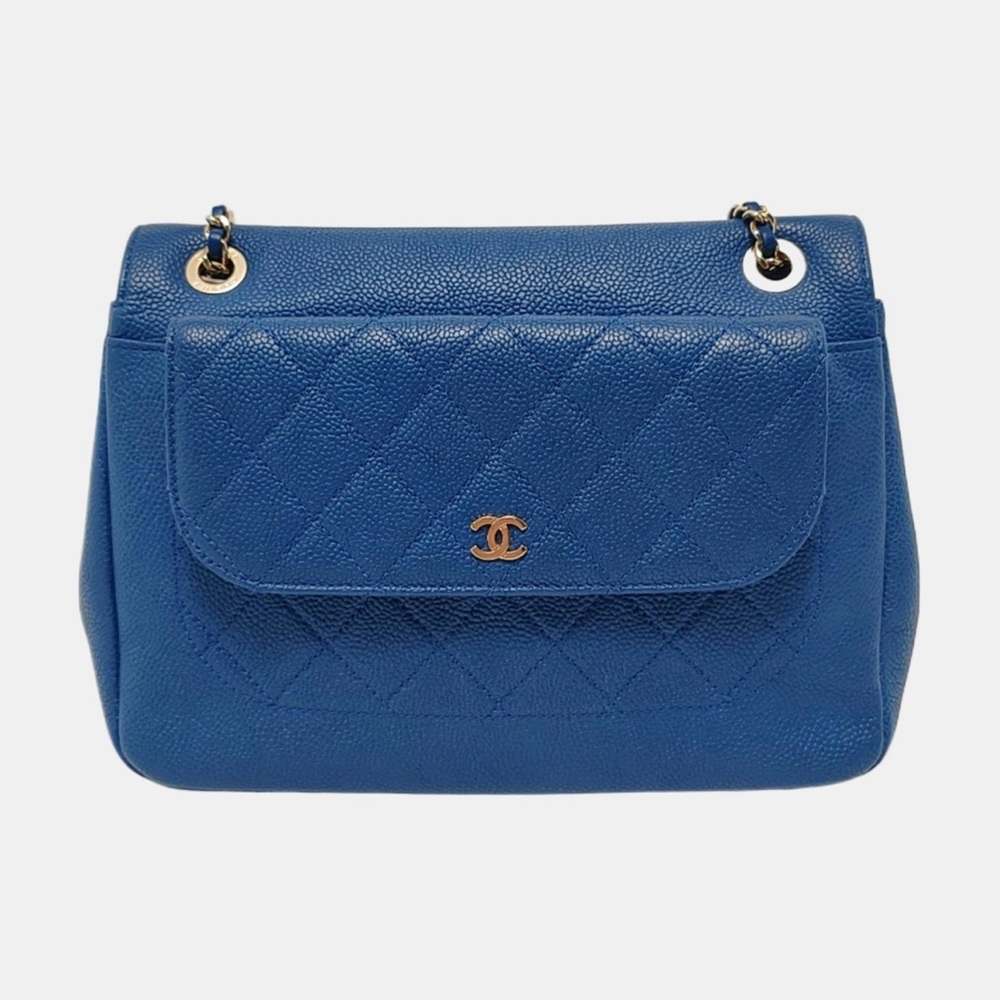 Chanel Data Center Back Pocket Flap Bag Caviar Medium - Picture 3 of 13